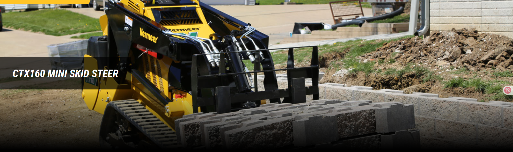 Vereer CTX160 mini skid stree loader